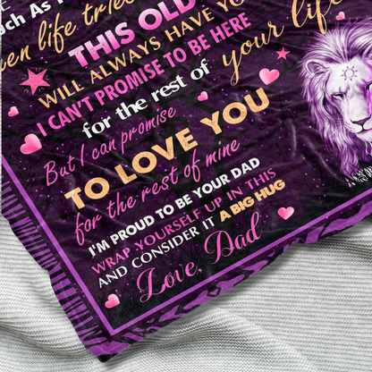 Special Gift For Daughter Blanket - From Dad