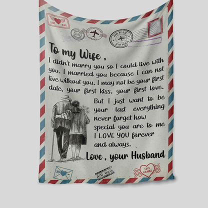 Special Gift For Wife Blanket - From Husband