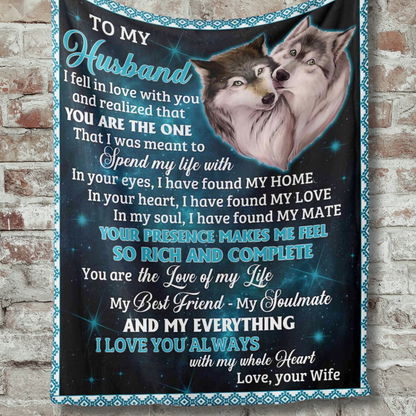 Special Gift For Husband Blanket - From Wife