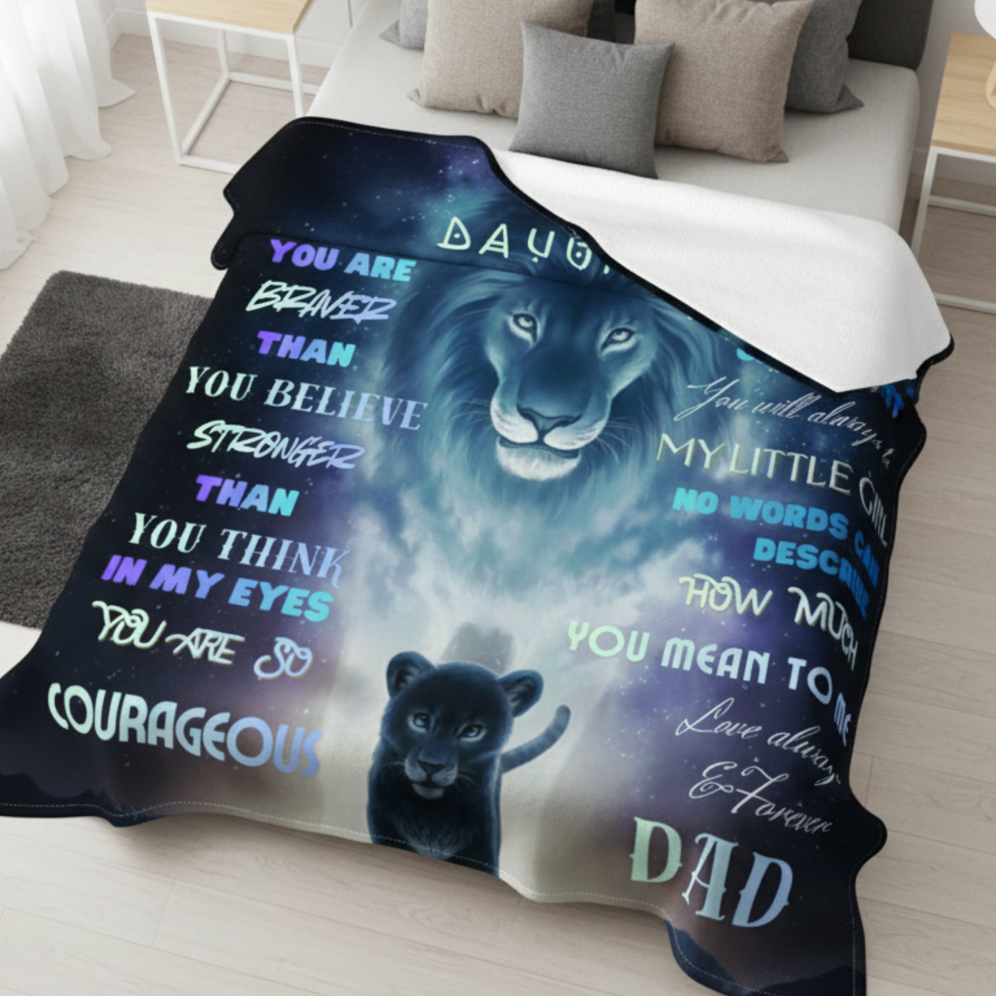 Special Gift To My Daughter Blanket – Heartfelt Warmth From Dad