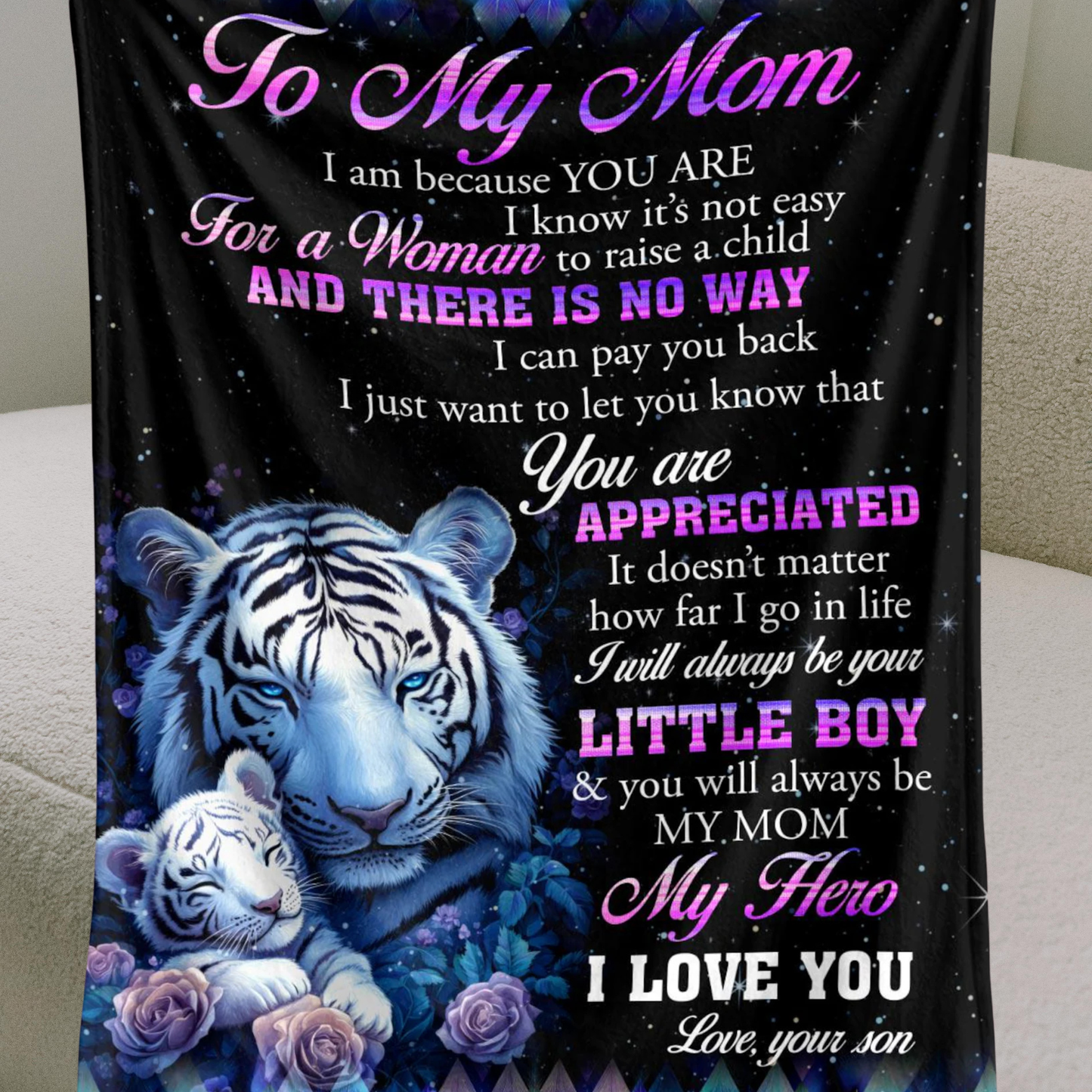 Special Gift For Mom Blanket - From Son