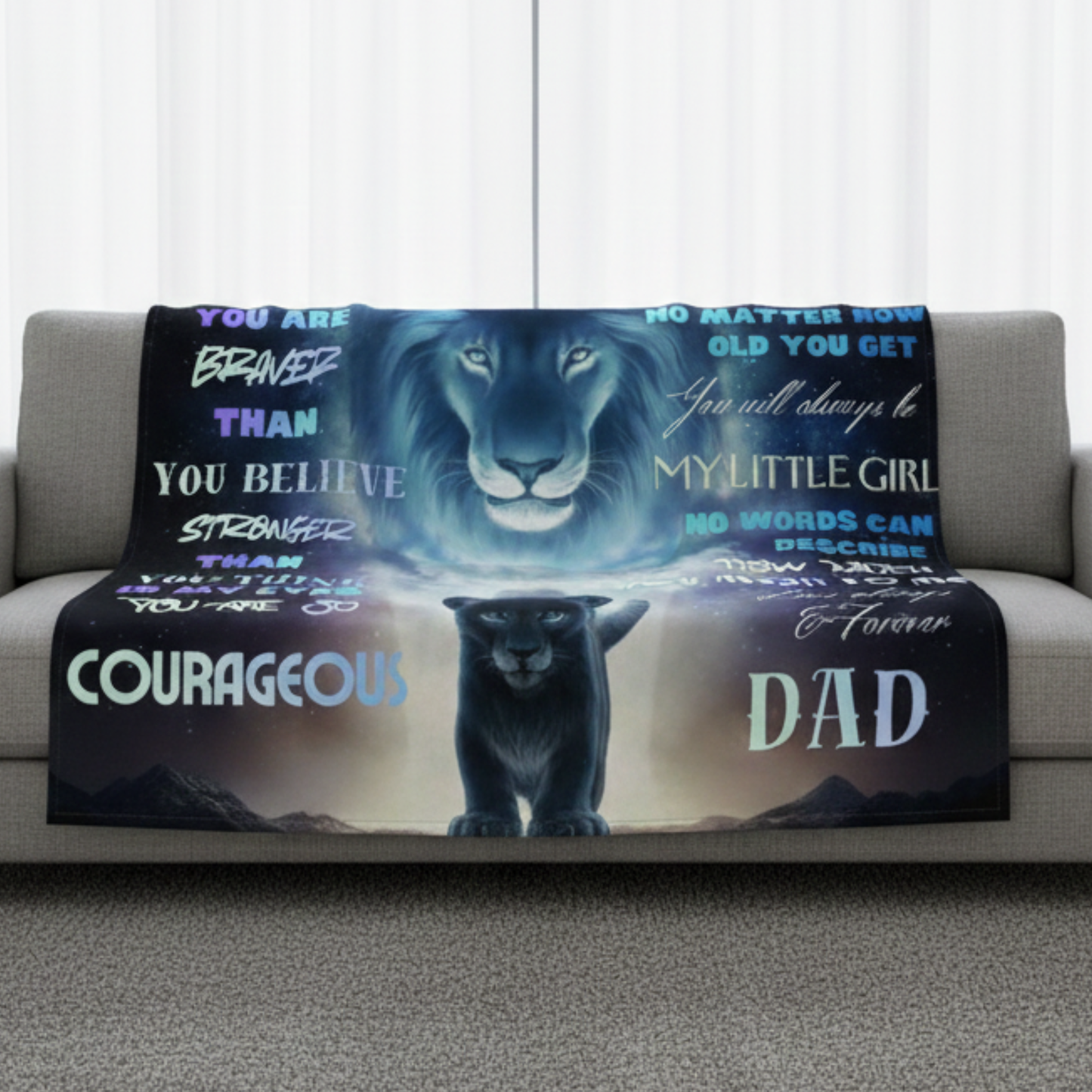 Special Gift To My Daughter Blanket – Heartfelt Warmth From Dad