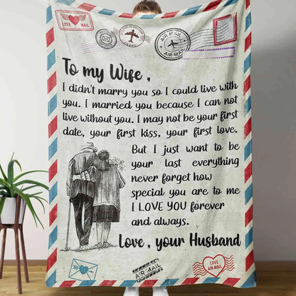 Special Gift For Wife Blanket - From Husband