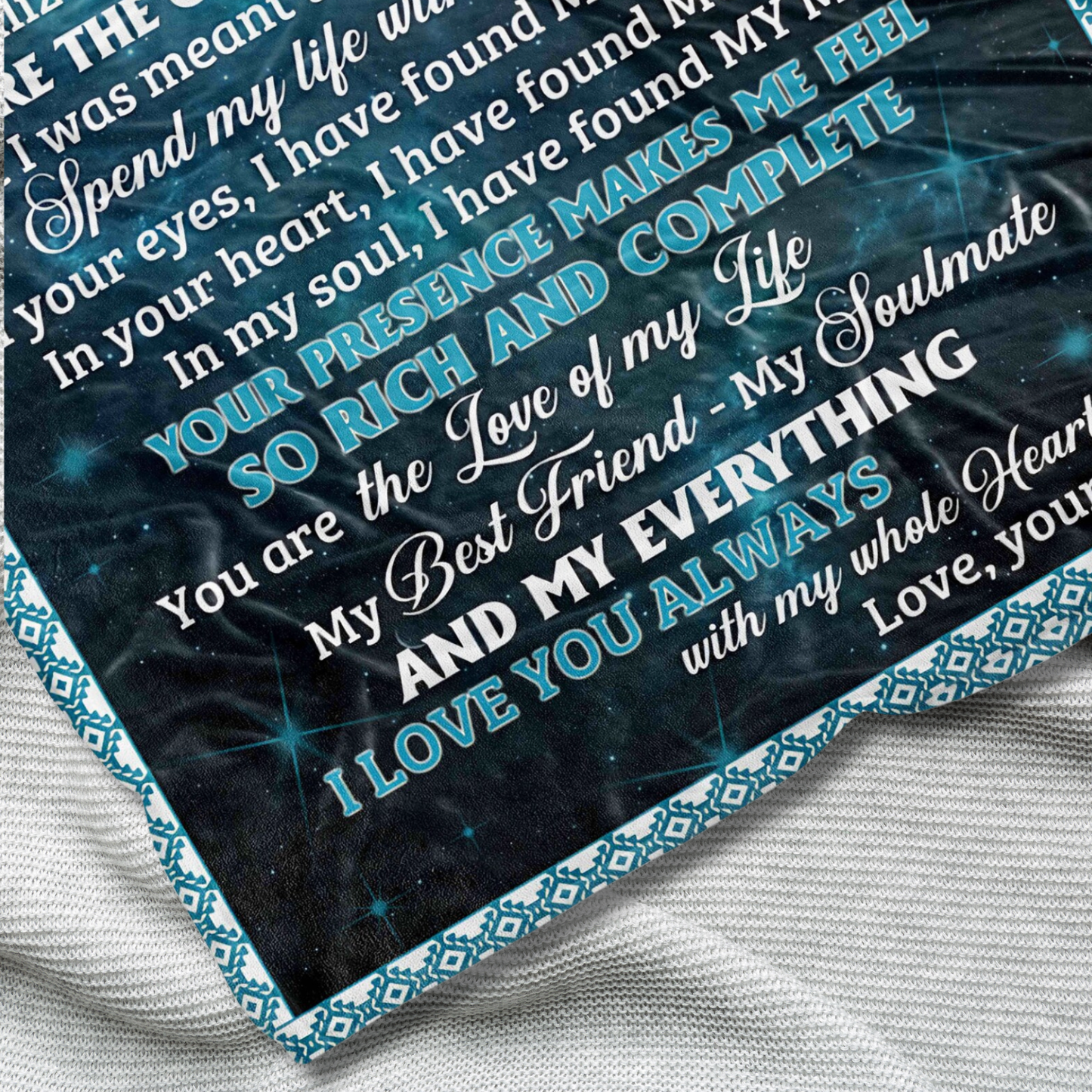 Special Gift For Husband Blanket - From Wife