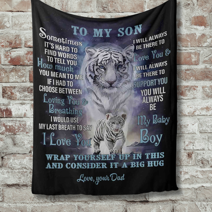 Special Gift For Son Blanket - From Dad