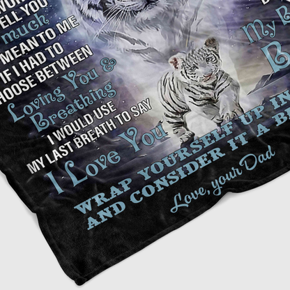 Special Gift For Son Blanket - From Dad