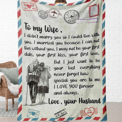 Special Gift For Wife Blanket - From Husband
