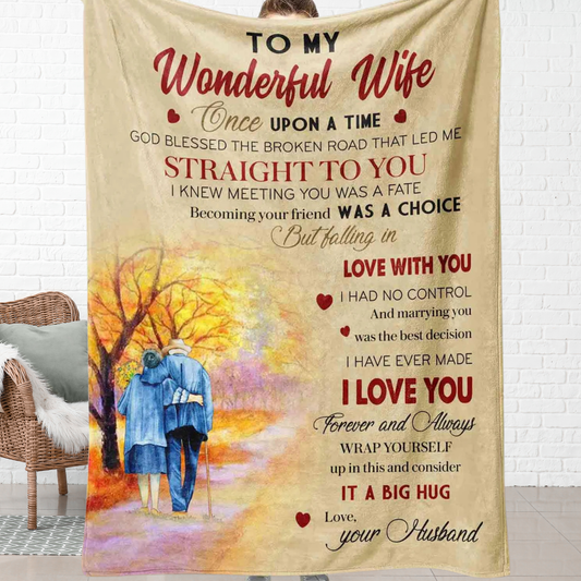 Special Gift For Wife Blanket - From Husband