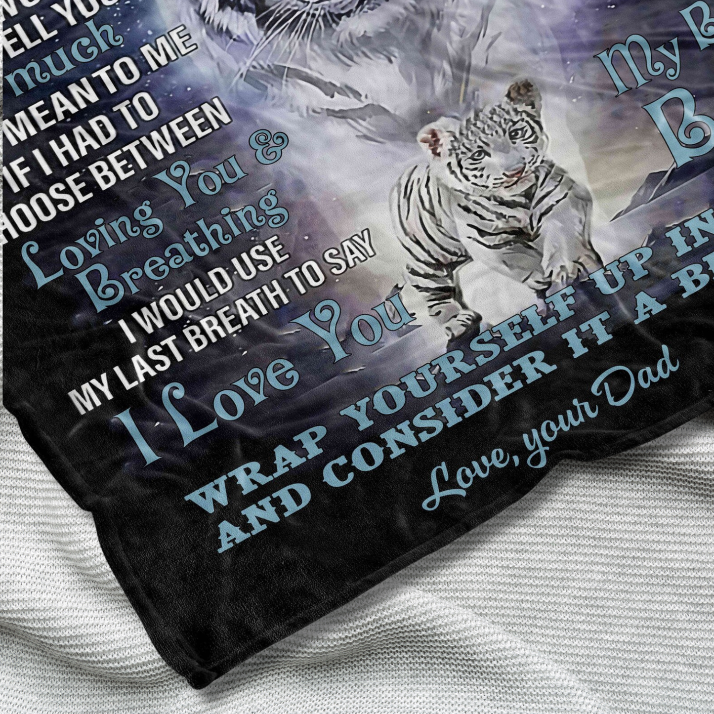 Special Gift For Son Blanket - From Dad