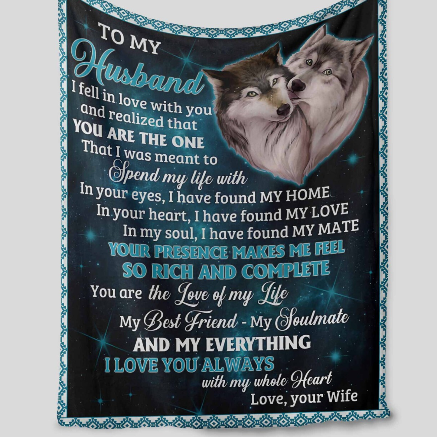Special Gift For Husband Blanket - From Wife