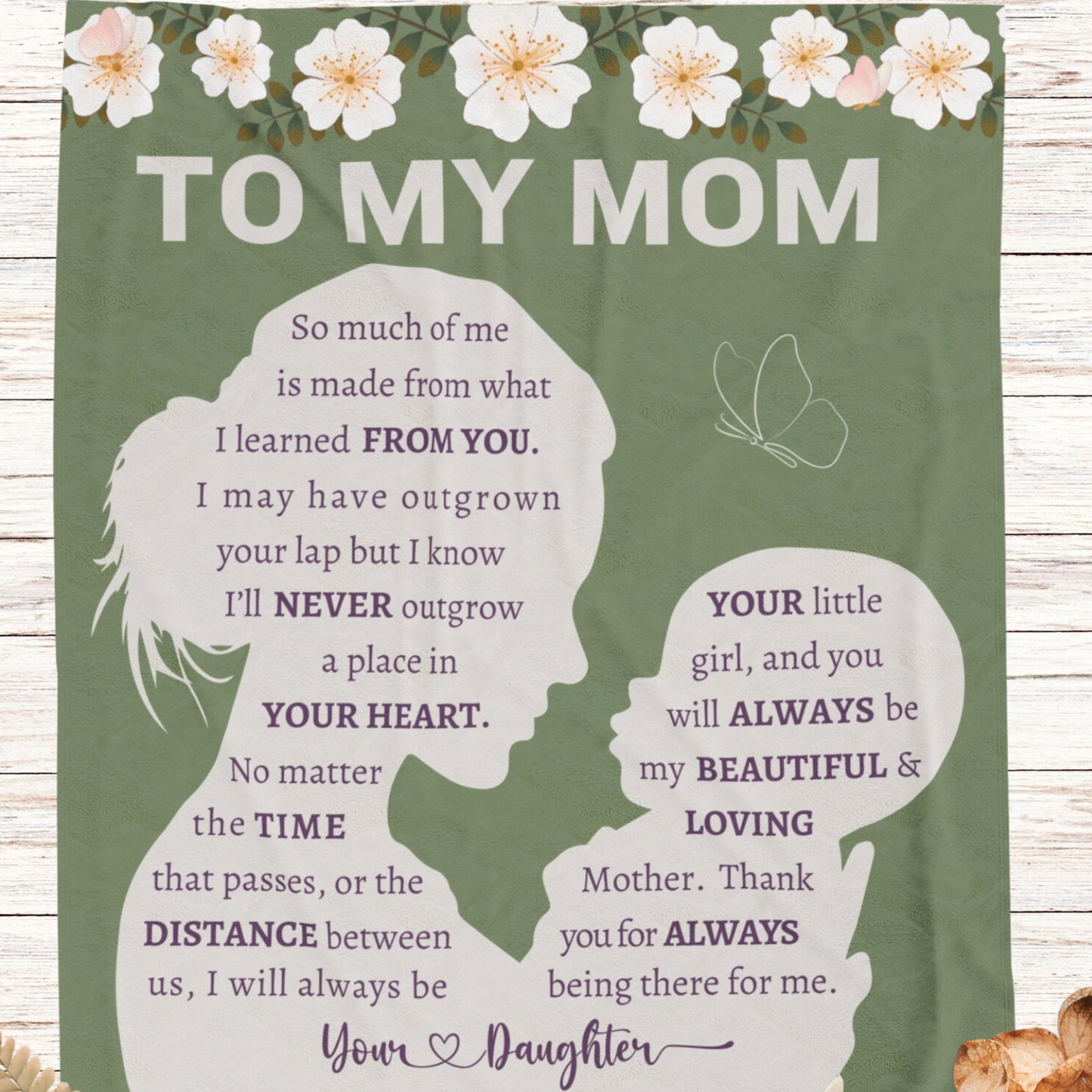 Special Gift For Mom Blanket - From Daughter