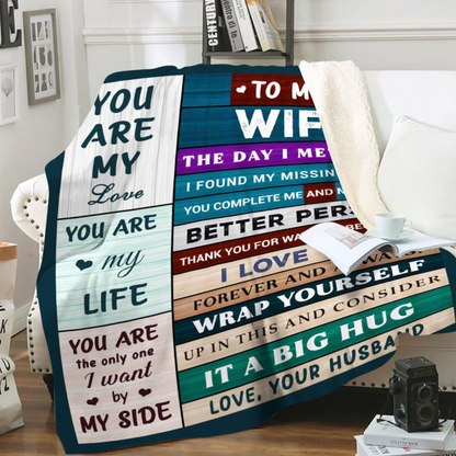 Special Gift For Wife Blanket - From Husband
