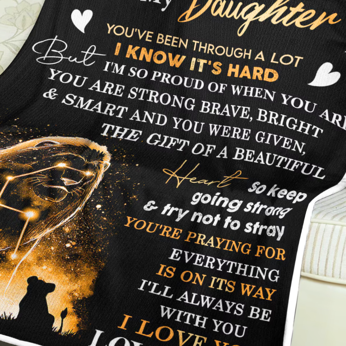Special Gift For Daughter Blanket - From Mom