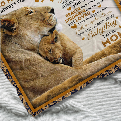Special Gift For Son Blanket - From Mom
