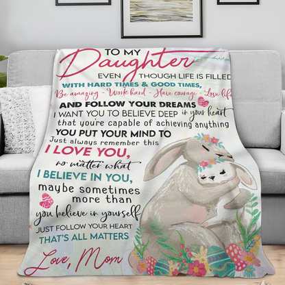 A Blanket Full of Love to Daughter – from Mom