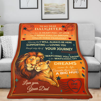 To My Daughter – Comforting Blanket of Love from Dad