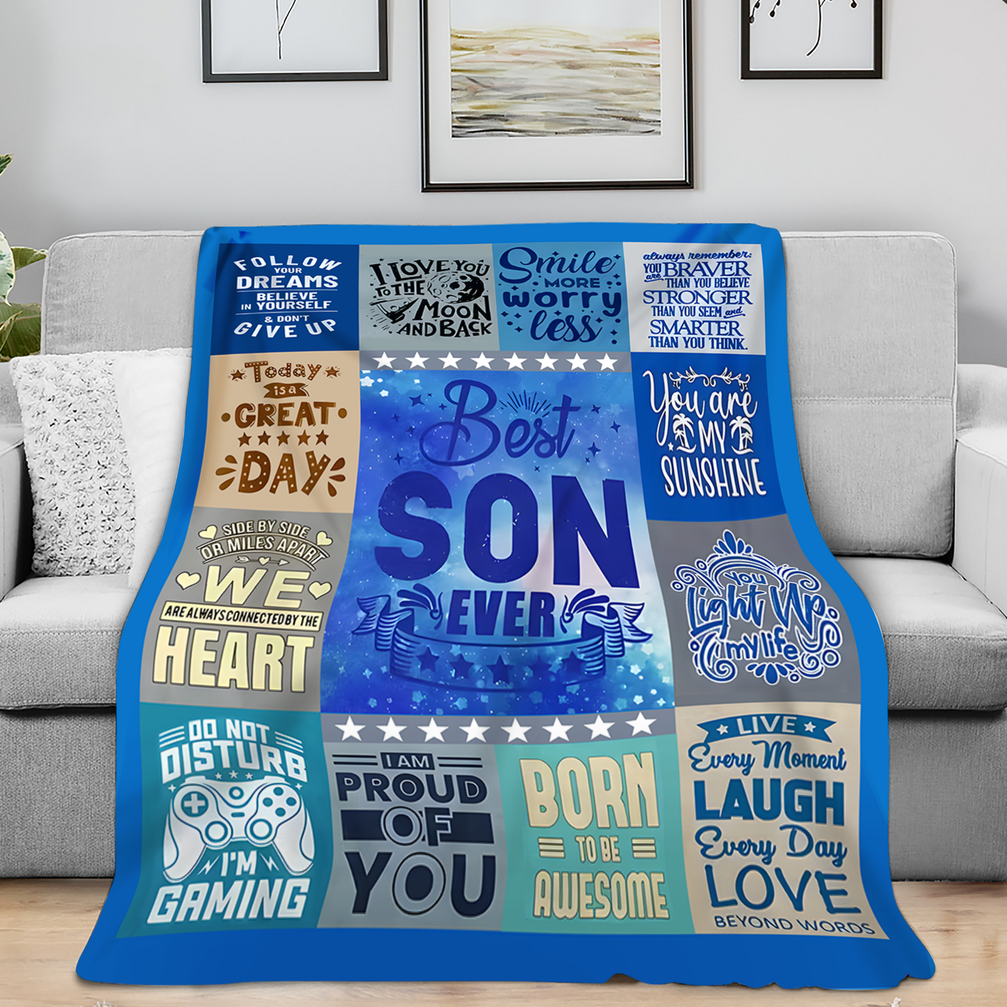 To My Son Blanket – Carries All My Love From Dad