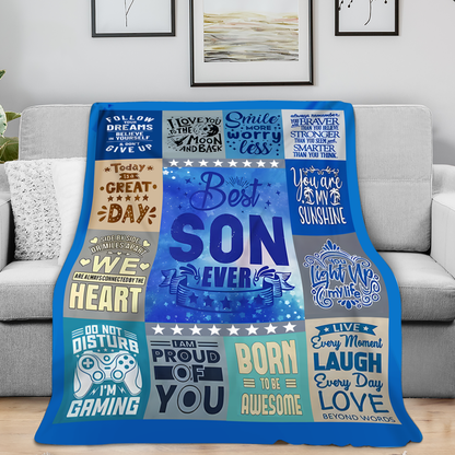 To My Son Blanket – Carries All My Love From Dad
