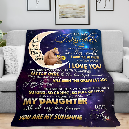 For My Precious Daughter Blanket – Hugs From Mom