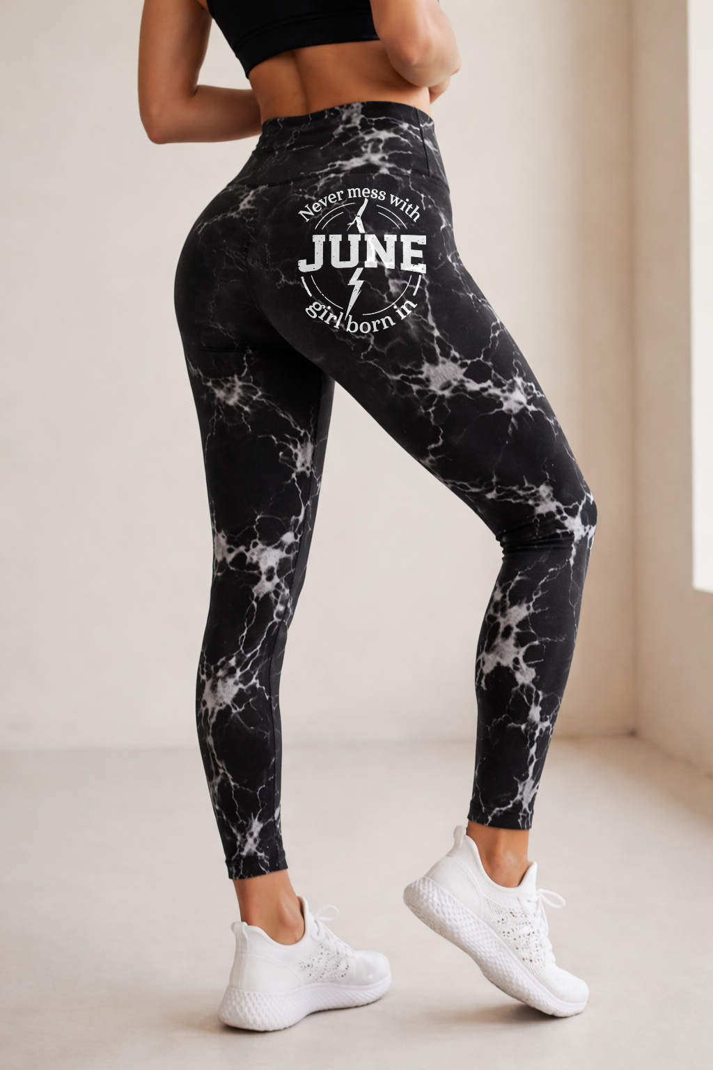JUNE GIRL – Never Mess With Me – Women's High Waist Yoga Leggings-A04-10-MTNN06 (SKU2607-91-06)