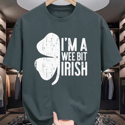 Patrick Day Shirts for Family, Funny Patrick Day shirts, st patrick's day Unisex T-Shirt/Hoodie/Sweatshirt HLT00 - I_m A Wee Bit Irish T-Shirt St Patricks Day Shirt T-Shirt