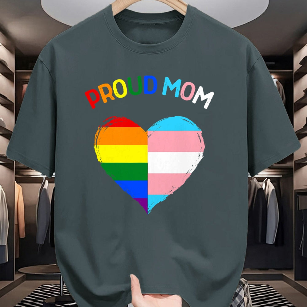 Gift for Mom Shirt, Funny Mom Unisex T-Shirt/Hoodie/Sweatshirt HLT00 - Proud Ally LGBTQ Transgender Proud Mom  Proud Trans Mom T-Shirt