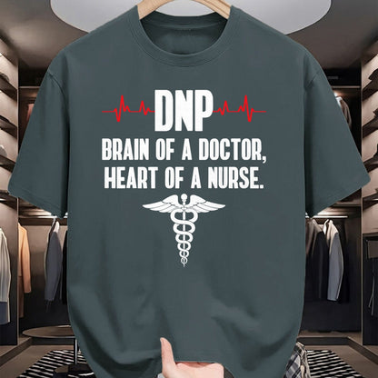 Best Doctor Shirt, Funny Doctor UnisexT-Shirt/Hoodie/Sweatshirt HLT00 - DNP Doctor of Nursing Practice Brain RN Nurse DA1 T-Shirt