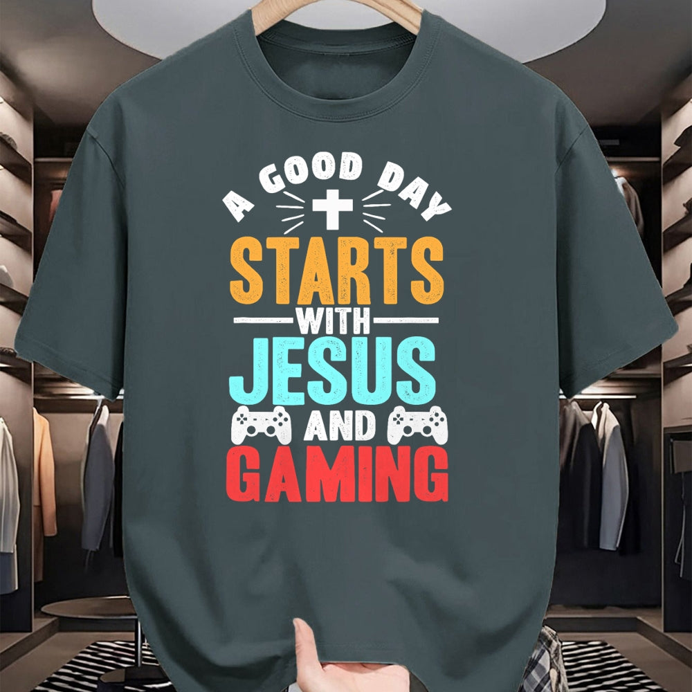 Christian Tee, Christian Faith Unisex T-Shirt/Hoodie/Sweatshirt HLT00 - Funny Christian Jesus Gaming Gift for Christian Gamer T-Shirt