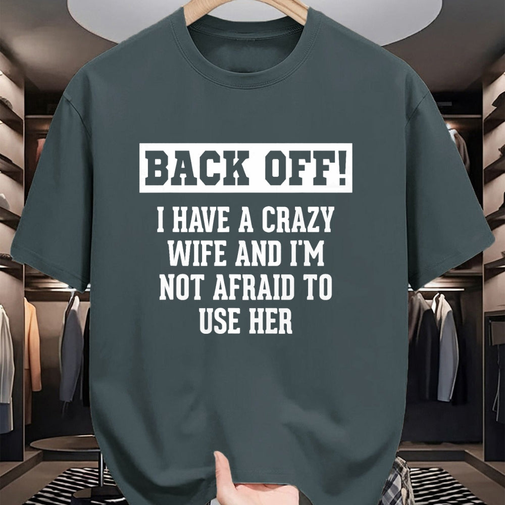 Best Wife Shirt, Wife and Husband Unisex T-Shirt/Hoodie/Sweatshirt HLT00 - Funny Husband Gifts Men, Crazy Wife Sarcastic Husband T-Shirt (1)