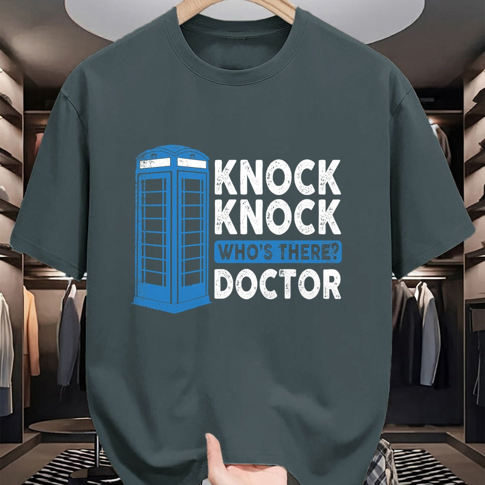 Best Doctor Shirt, Funny Doctor UnisexT-Shirt/Hoodie/Sweatshirt HLT00 - Hilarious Humor Knock Knock Doctor Funny Knock Who_s There T-Shirt