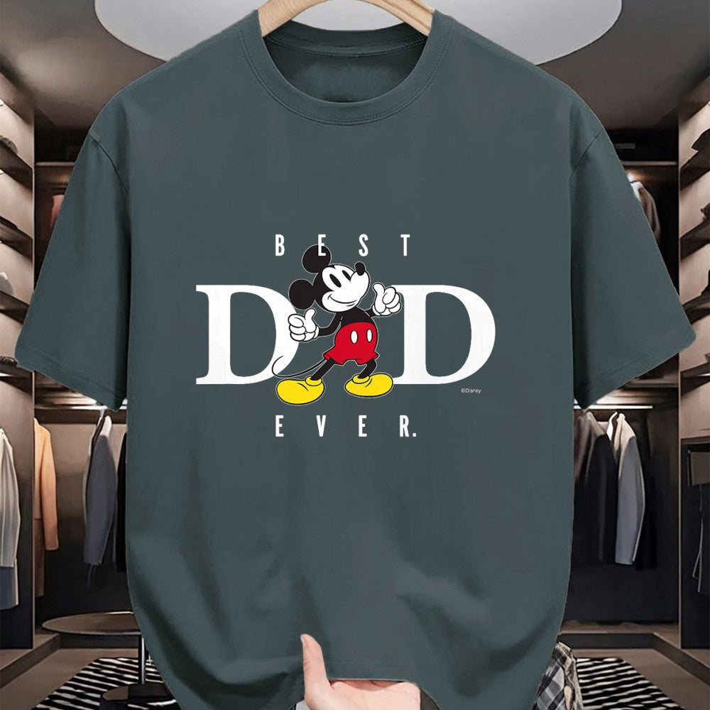 Gift for Dad Shirt, Funny Dad Unisex T-Shirt/Hoodie/Sweatshirt HLT00 – Disney Mickey Mouse Best Dad Ever Thumbs Up Father’s Day T-Shirt