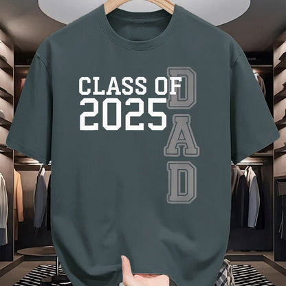 Gift for Dad Shirt, Funny Dad Unisex T-Shirt/Hoodie/Sweatshirt HLT00 – Dad Senior 2025 Proud Dad Of A Class Of 2025 Graduate Father T-Shirt