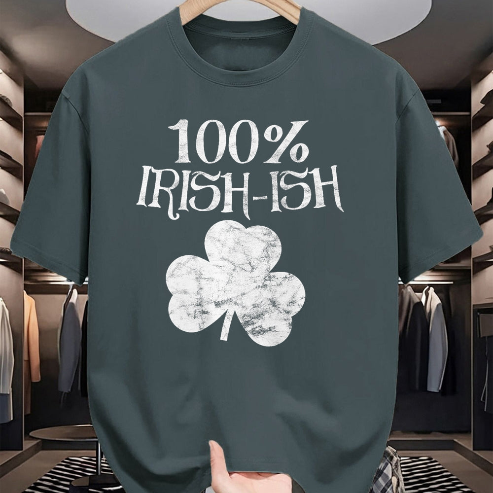 Patrick Day Shirts for Family, Funny Patrick Day shirts, st patrick's day Unisex T-Shirt/Hoodie/Sweatshirt HLT00 - St Patrick Day Shirt Women Men Kids - 100 Irish-ish Vintage