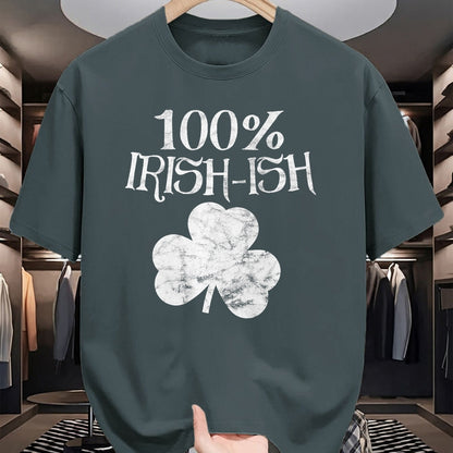 Patrick Day Shirts for Family, Funny Patrick Day shirts, st patrick's day Unisex T-Shirt/Hoodie/Sweatshirt HLT00 - St Patrick Day Shirt Women Men Kids - 100 Irish-ish Vintage