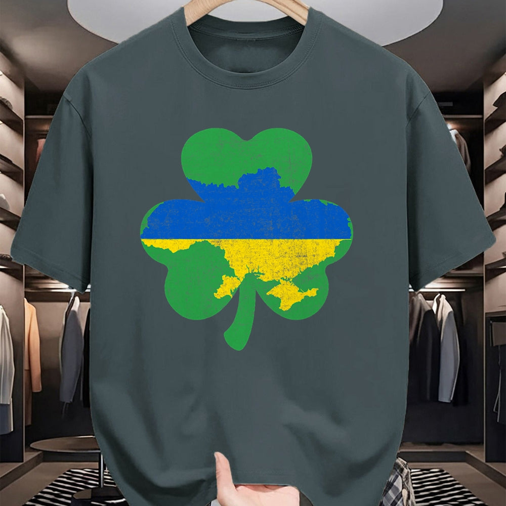 Patrick Day Shirts for Family, Funny Patrick Day shirts, st patrick's day Unisex T-Shirt/Hoodie/Sweatshirt HLT00 - Irish Shamrock Good Luck Ukrainians Ukraine Map Patrick Day T-Shirt