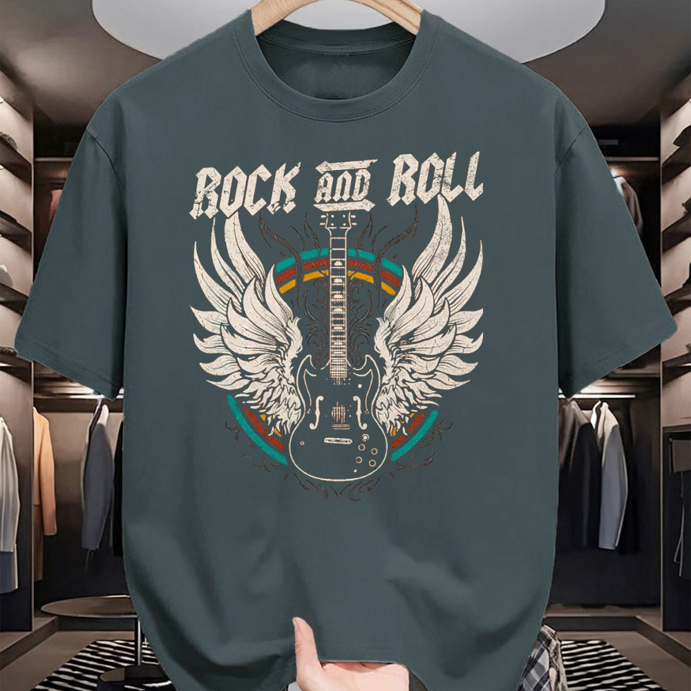Guitar Lover Shirt, Funny Guitar UnisexT-Shirt/Hoodie/Sweatshirt HLT00 - Rock and Roll Guitar Vintage Rock Music T-Shirt, Men, Black, Large