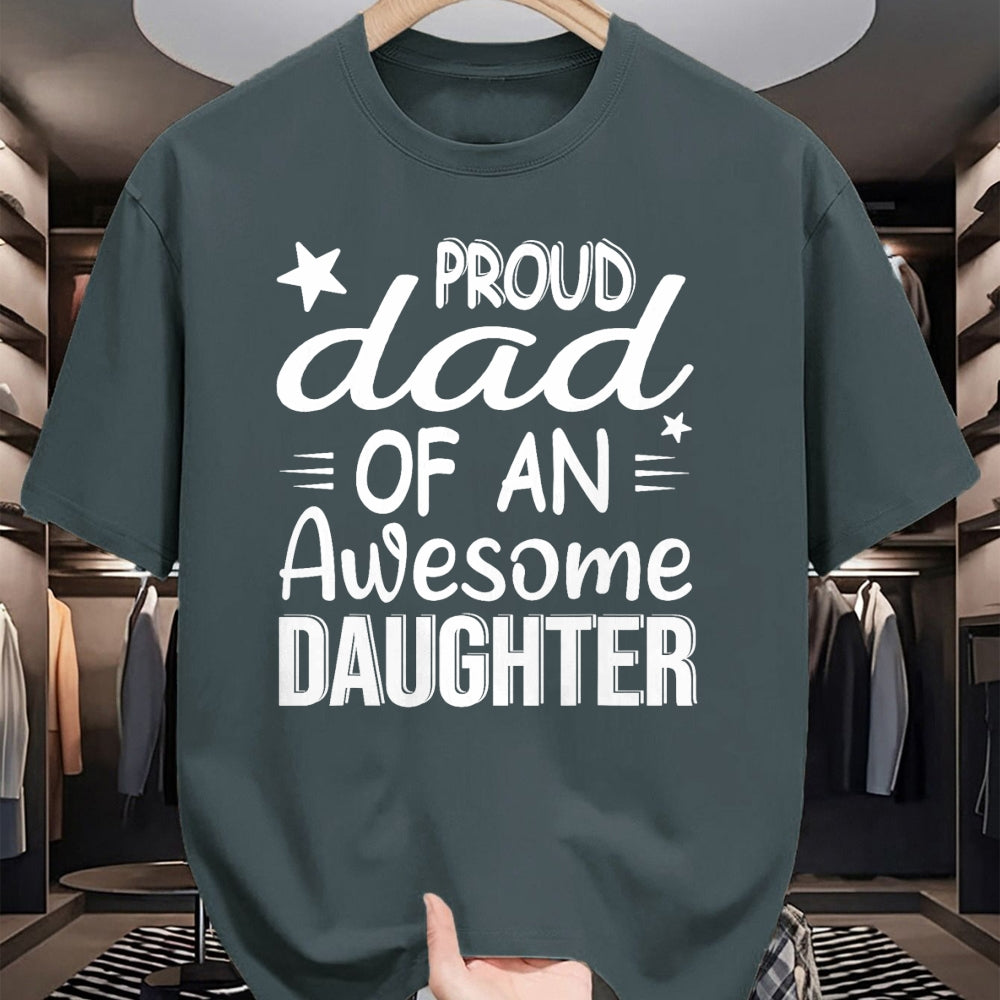 Gift for Dad Shirt, Funny Dad Unisex T-Shirt/Hoodie/Sweatshirt HLT00 – Men Proud Dad Of A Girl An Awesome Daughter Father_s Day T-Shirt