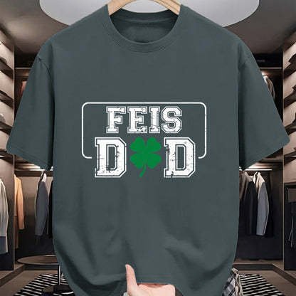 Patrick Day Shirts for Family, Funny Patrick Day shirts, st patrick's day Unisex T-Shirt/Hoodie/Sweatshirt HLT00 - Vintage Shamrock Feis Dad St Patrick Day Festival For Father T-Shirt