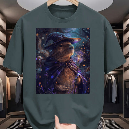 Cute Capybara Shirt, Funny Capybara Unisex T-Shirt/Hoodie/Sweatshirt HLT00 - Funny Graphic Capybara Long Sleeve T-Shirt (24)