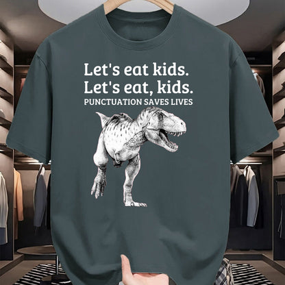 Best Teacher Shirt, Funny Teacher UnisexT-Shirt/Hoodie/Sweatshirt HLT00 - Funny Let's Eat Kids Punctuation Saves Lives Grammar T Shirt T-Shirt