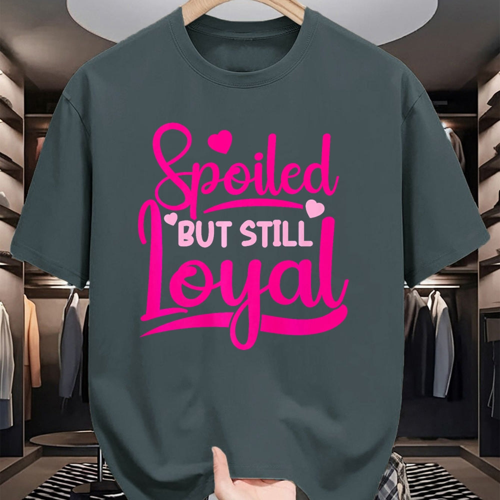 Best Wife Shirt, Wife and Husband Unisex T-Shirt/Hoodie/Sweatshirt HLT00 - Gift for wife T shirt, spoiled wife   Spoiled Wife Spoiled But Still Loyal Premium T-Shirt (1)