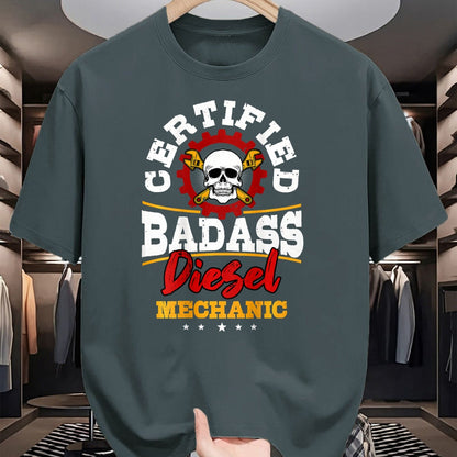 Best Mechanic Life Shirt, Funny Mechanic UnisexT-Shirt/Hoodie/Sweatshirt HLT00 - Diesel Mechanic Gifts Design On Back T-Shirt (1)