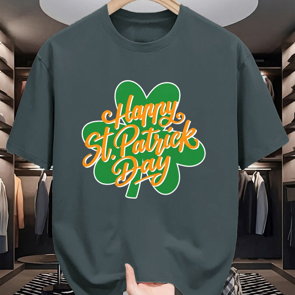Patrick Day Shirts for Family, Funny Patrick Day shirts, st patrick's day Unisex T-Shirt/Hoodie/Sweatshirt HLT00 - Happy St. Patrick_ Day Clover leaves Irish Ireland Shamrock T-Shirt