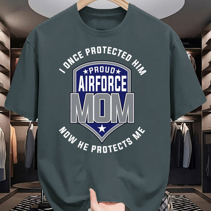 Gift for Mom Shirt, Funny Mom Unisex T-Shirt/Hoodie/Sweatshirt HLT00 - Proud Airforce mom Protect Sons T-Shirts T-Shirt