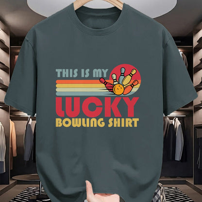 Gift for Mom Shirt, Funny Mom Unisex T-Shirt/Hoodie/Sweatshirt HLT00 - Funny Lucky Bowling Shirt Bowlers Men Women Kids Retro T-Shirt