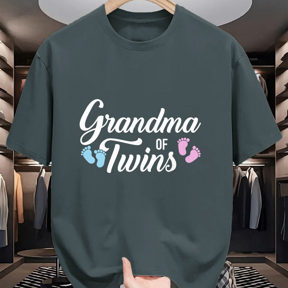 Best Grandma Shirt, Proud Grandma Unisex T-Shirt/Hoodie/Sweatshirt HLT00 - Grandma of twins T-Shirt