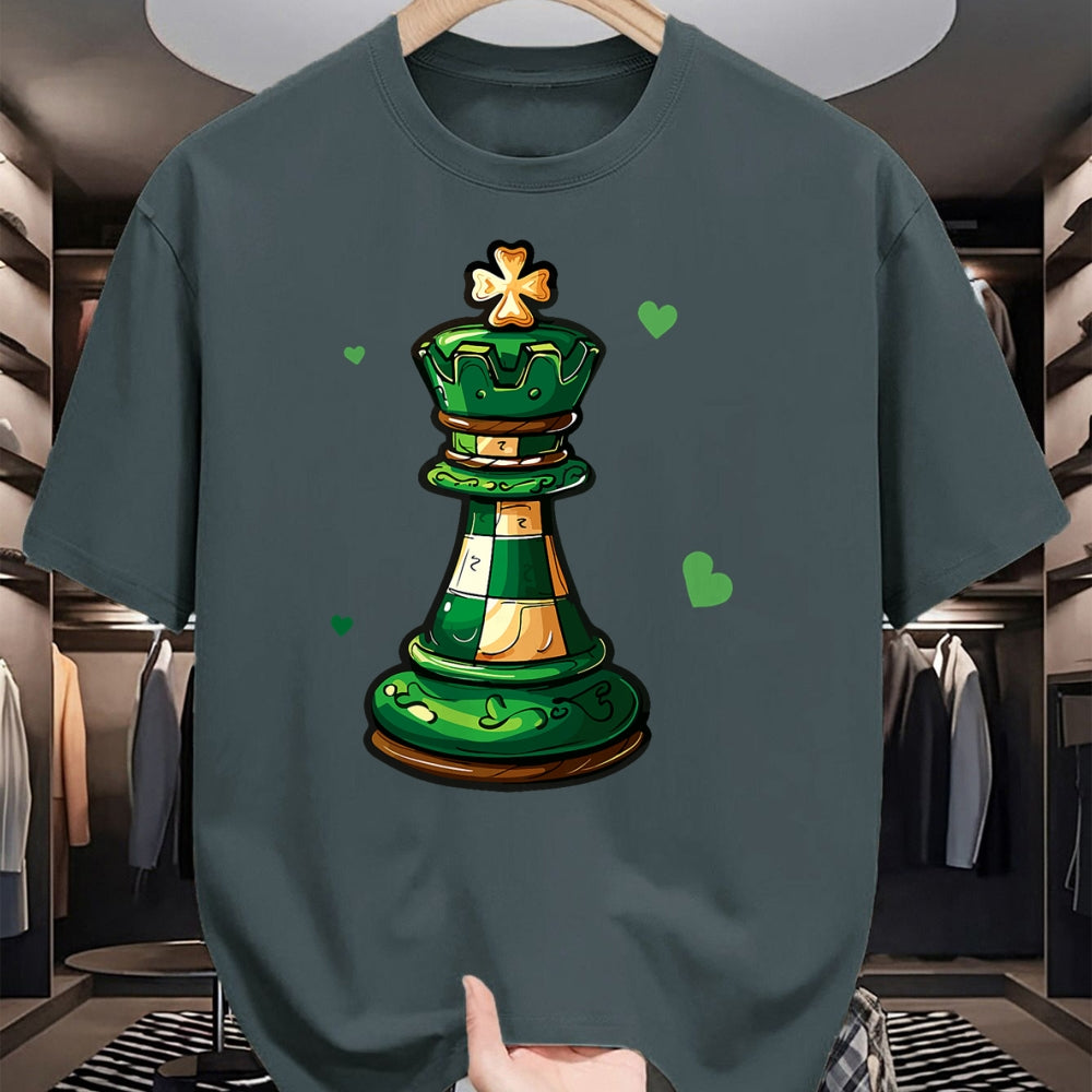 Patrick Day Shirts for Family, Funny Patrick Day shirts, st patrick's day Unisex T-Shirt/Hoodie/Sweatshirt HLT00 - Chess Funny St. Patrick Day Lucky Irish Shamrock Player T-Shirt