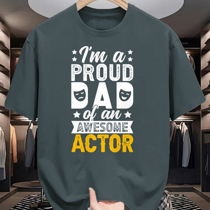 Gift for Dad Shirt, Funny Dad Unisex T-Shirt/Hoodie/Sweatshirt HLT00 – Proud Theatre Actor Dad Theatre Dad Theatre Father Long Sleeve T-Shirt