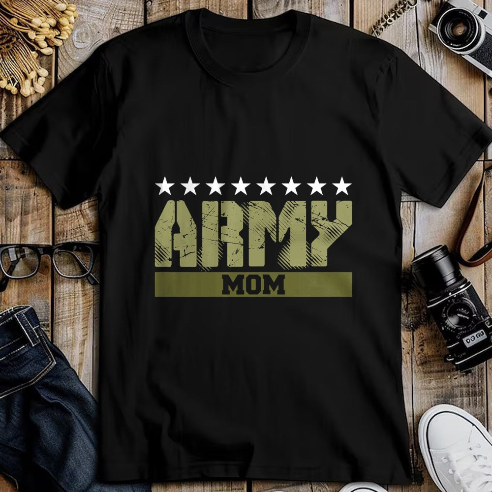 Gift for Mom Shirt, Funny Mom Unisex T-Shirt/Hoodie/Sweatshirt HLT00 - Proud Army Mom Shirt  US Army Mom t shirt Gift