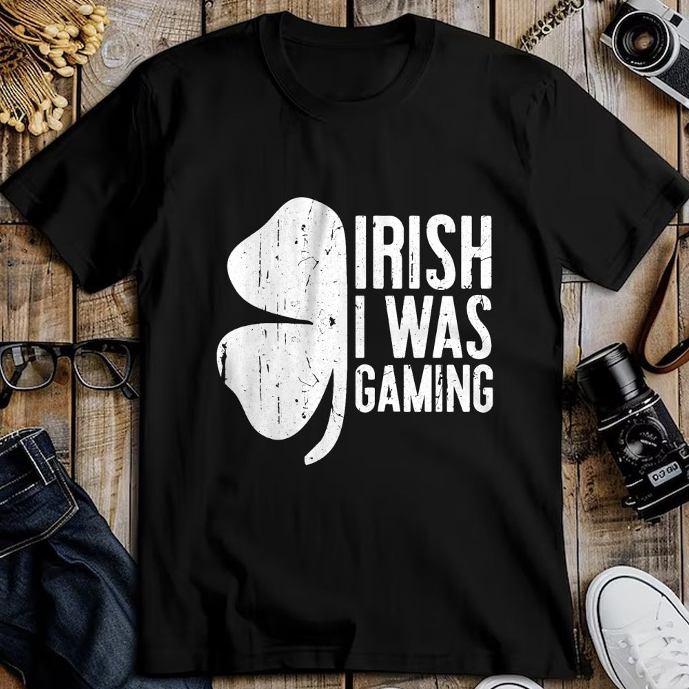 Patrick Day Shirts for Family, Funny Patrick Day shirts, st patrick's day Unisex T-Shirt/Hoodie/Sweatshirt HLT00 - Irish I Was Gaming T-Shirt Saint Patrick Day Shirt T-Shirt